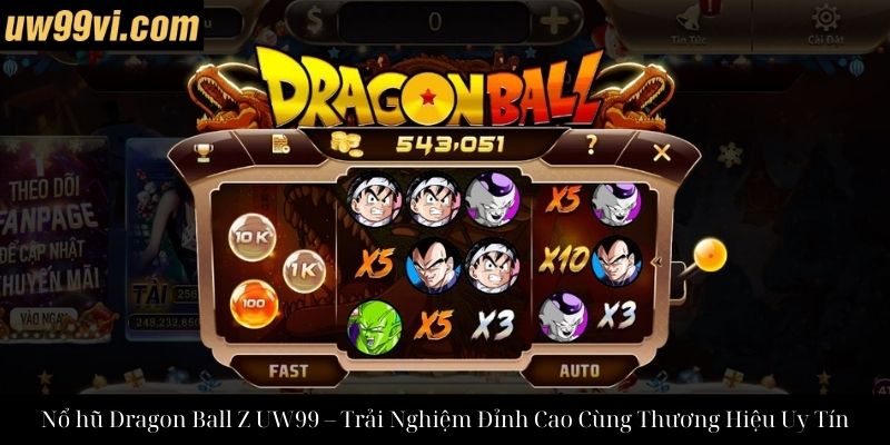 Nổ hũ Dragon Ball Z UW99 – Trải Nghiệm Đỉnh Cao Cùng Thương Hiệu Uy Tín