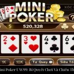Nổ hũ Mini Poker UW99: Bí Quyết Chơi Và Chiến Thắng Lớn
