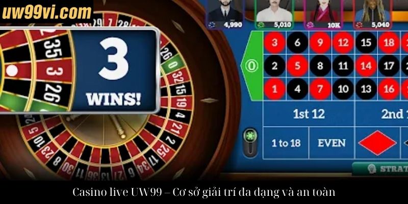 Casino live UW99 – Cơ sở giải trí đa dạng và an toàn